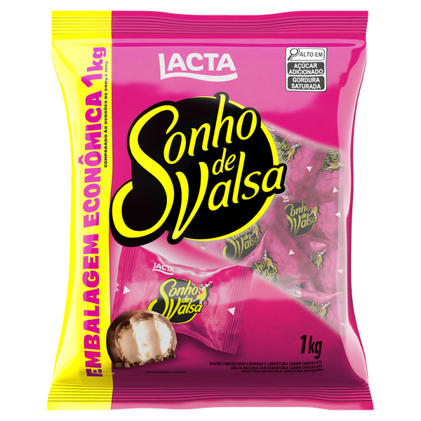 Chocolate Lacta Bombom Sonho de Valsa 1kg
