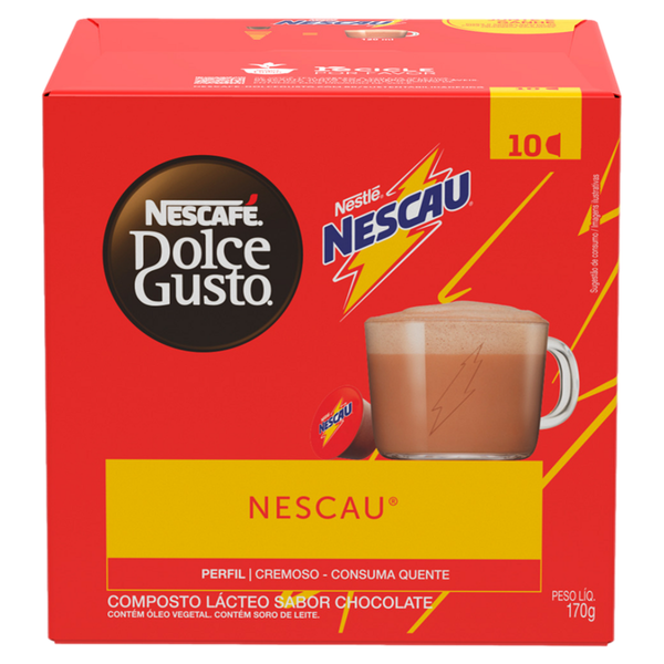 Cápsulas de Composto Lácteo Dolce Gusto Nescau 170g