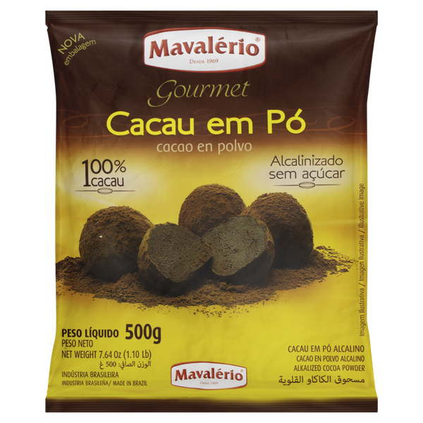 Cacau Em Pó Mavalério Alcalino 500g