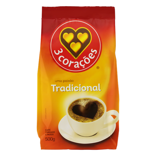 Café 3 Corações Almofada Tradicional 500g