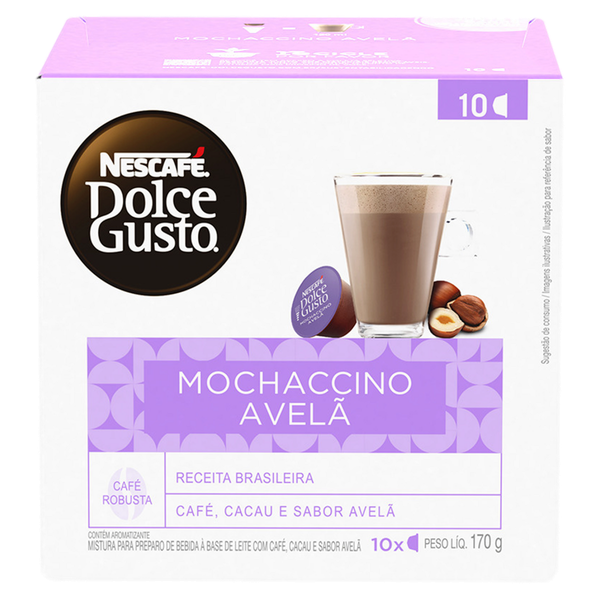 Cápsulas de Café Nescafé Dolce Gusto Moc Avelã 170g