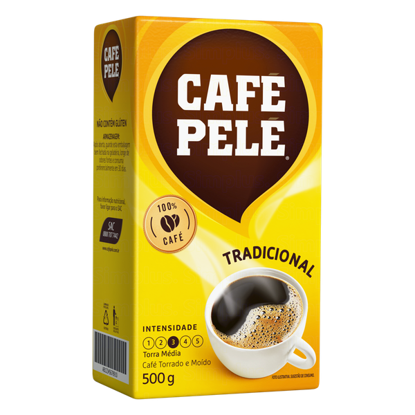 Café Pelé Vácuo Tradicional 500g