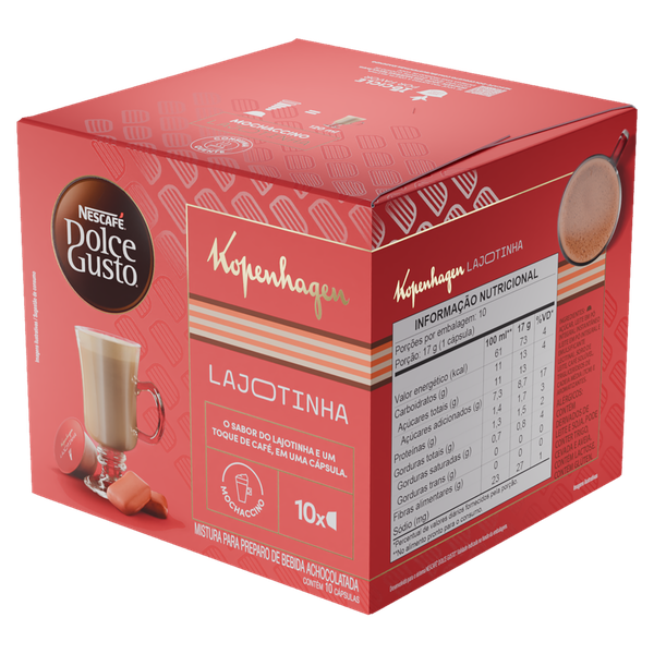 Cápsulas de Achocolatado Nescafé Dolce Gusto Kopenhagen Lajotinha 170g