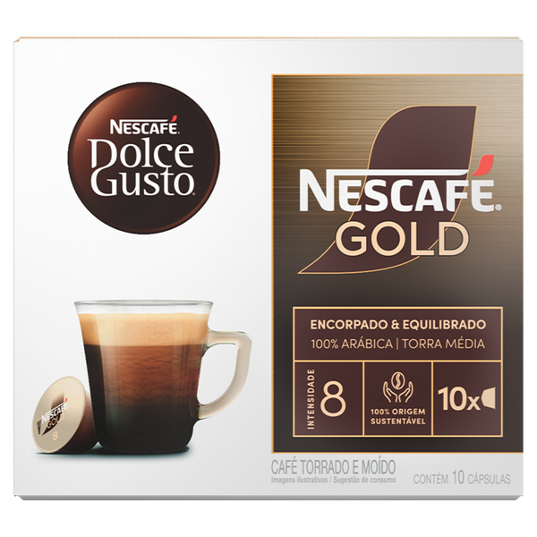 Cápsulas de Café Nescafé Dolce Gusto Gold 80g