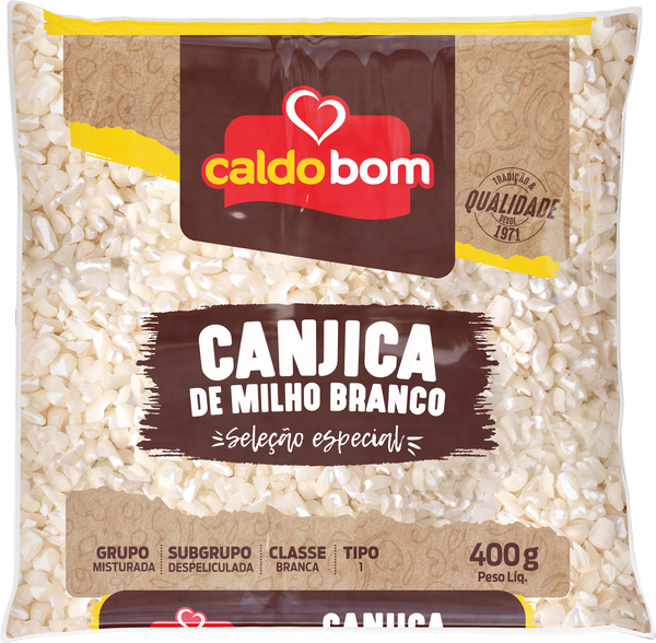 Canjica Branca Caldo Bom 400g