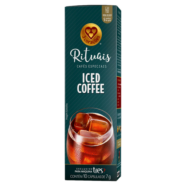 Cápsulas de Café 3 Corações Rit Iced Coffe 10x7g