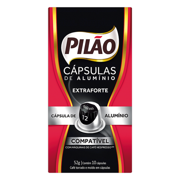 Cápsulas de Café Pilão Espresso 12 10 Unidades 52g