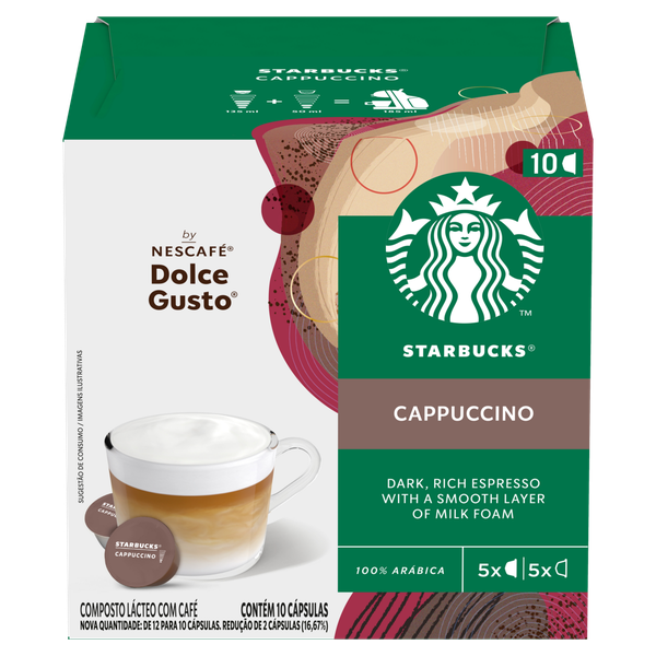 Cápsulas de Café Starbucks Cappuccino 100g