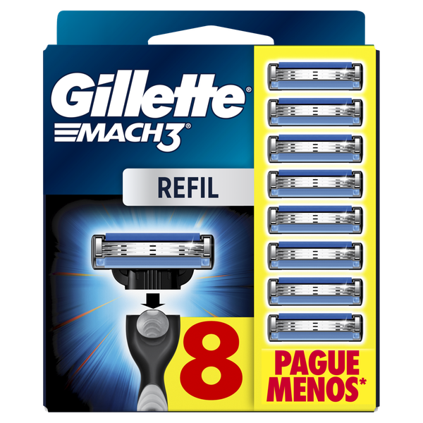 Carga Gillette Mach3 Sensitive Leve 8 Pague 6