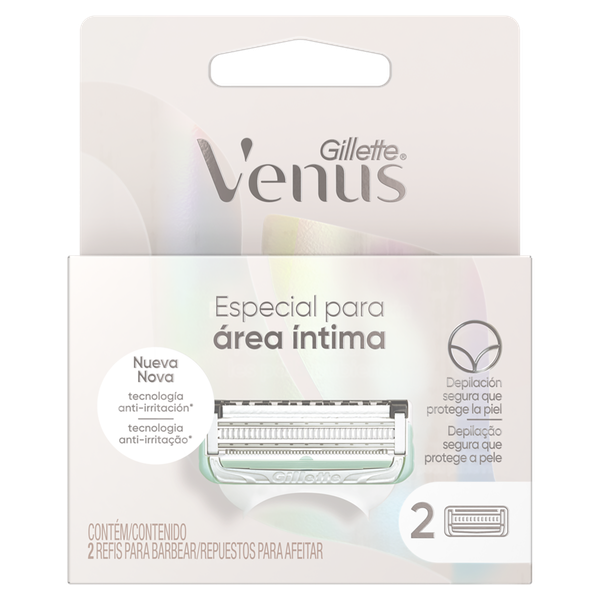Carga Gillette Venus Íntima 2 Unidades Sm