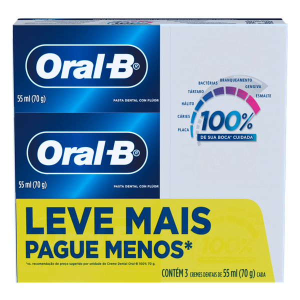 Creme Dental Oral B 100 3x70G