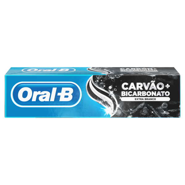 Creme Dental Oral B Carvão Bicarbonato 70g