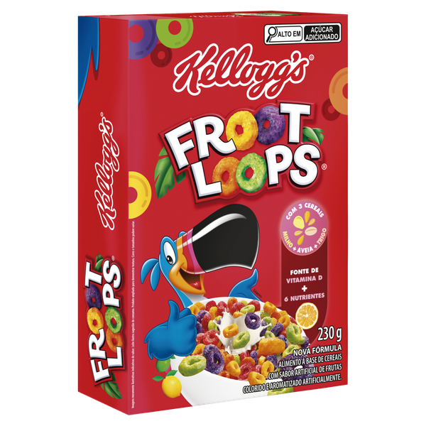 Cereal Matinal Kellogg's Froot Loops 230g