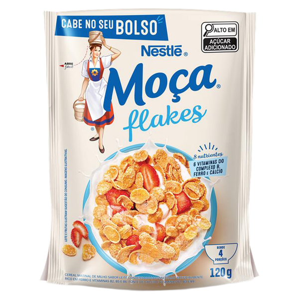 Cereal Matinal Moça Flakes Sachê 120g