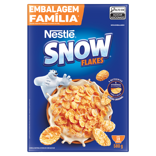 Cereal Matinal Snow Flakes 580g