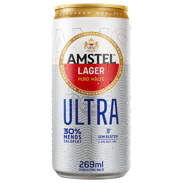 Cerveja Amstel Ultra Lata 269ml