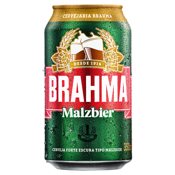 Cerveja Brahma Malzebier Lata 350ml