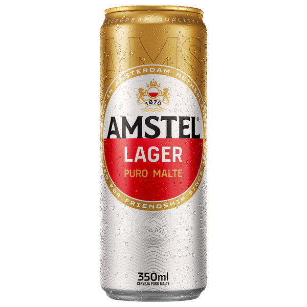 Cerveja Amstel Sleek Lata 350ml