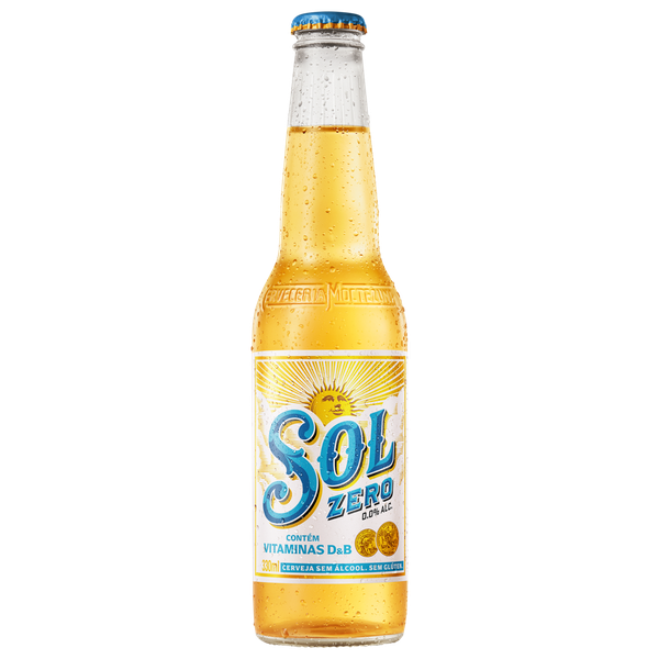 Cerveja Sol Mexicana Zero Long Neck 330ml