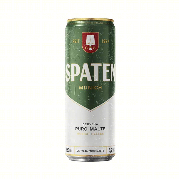 Cerveja Spaten Puro Malte Sleek Lata 350ml