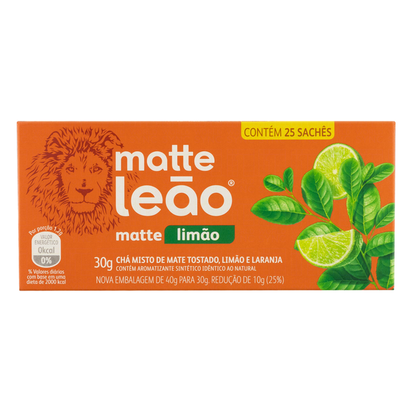 Chá Mate Leão Limão 30g