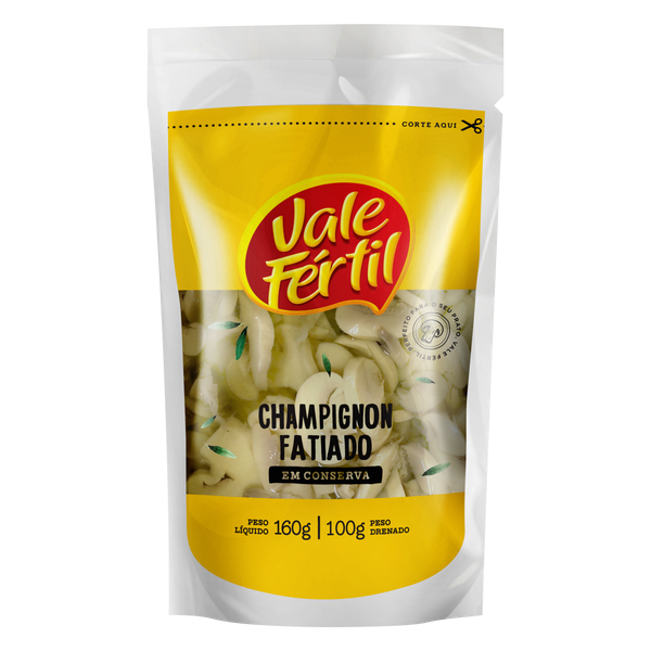 Champignon Vale Fértil Fatiado Doypack 100g