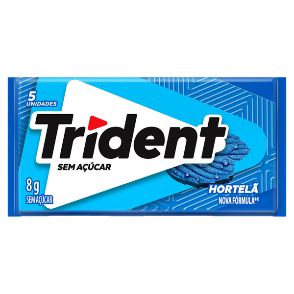 Chiclete Trident Hortelã 8g