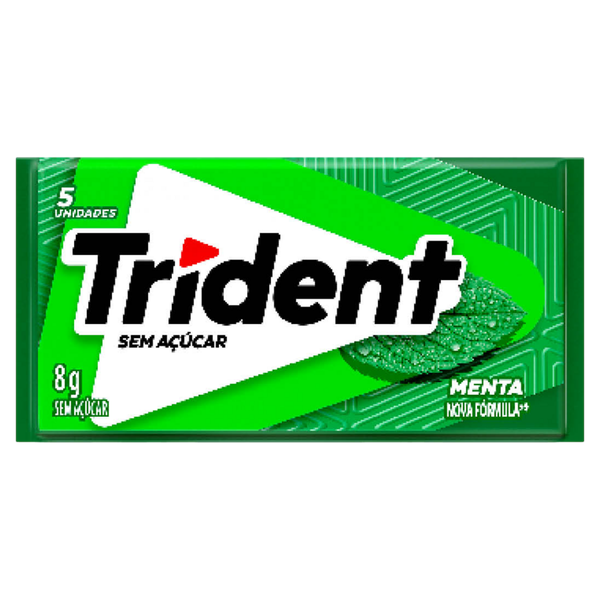 Chiclete Trident Menta 8g