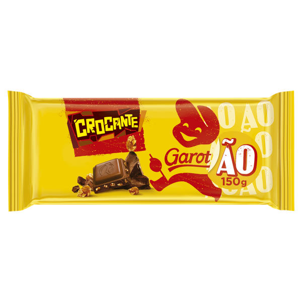 Chocolate Barra Crocante Garoto 150g