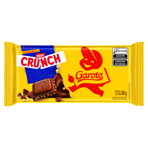 Chocolate Garoto Crunch 80g