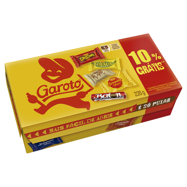 Chocolate Garoto Bombom Espec Gt 10 220g