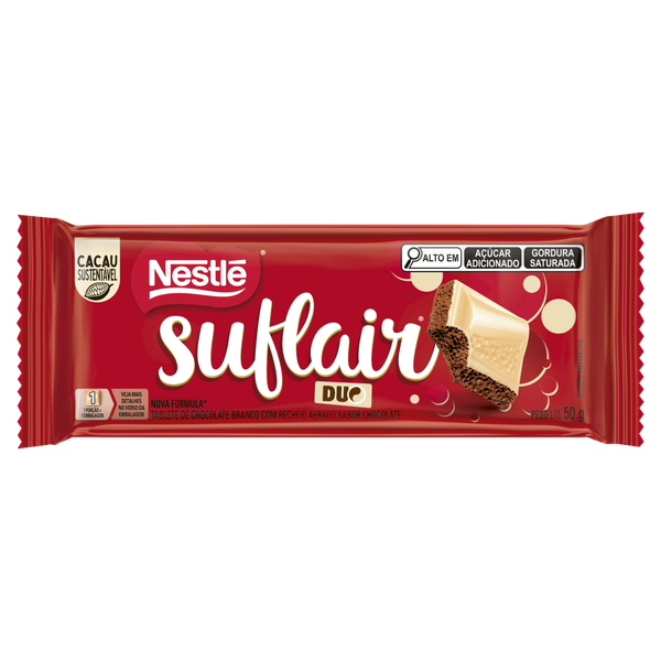 Chocolate Nestlé Barra Suflair Duo 50g