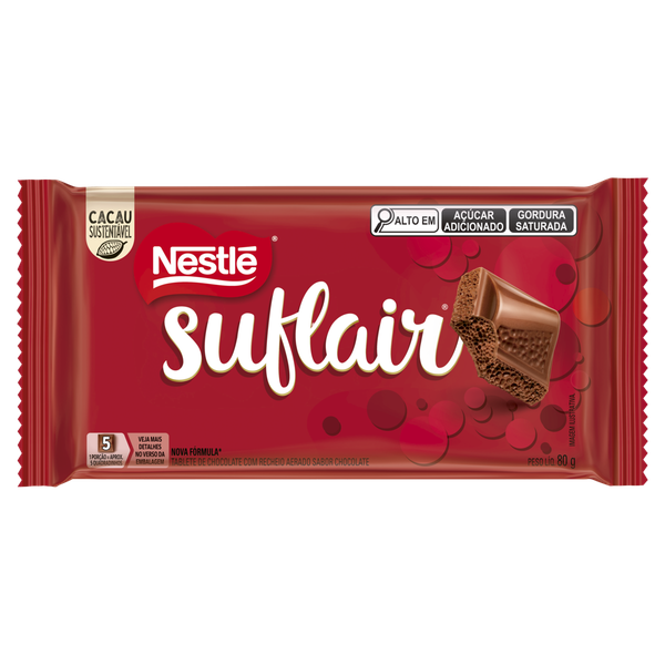 Chocolate Suflair Ao Leite Nestlé 80g