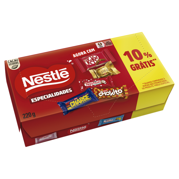 Chocolate Nestlé Bombom Sortidos Gt 10 220g