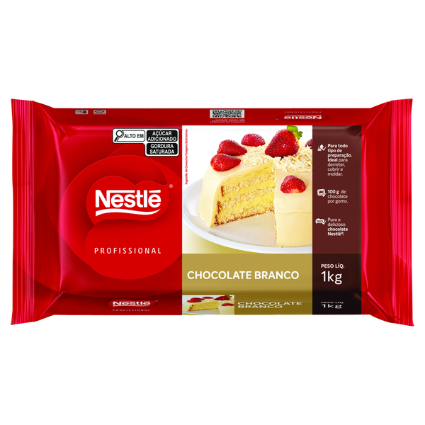 Chocolate Cobertura Nestlé Marfim 1kg