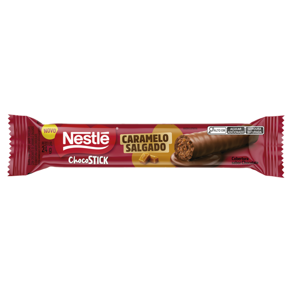 Chocolate Nestlé Stick Caramelo Salgado 24g
