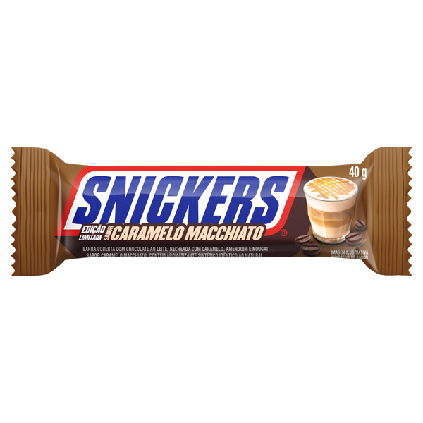 Chocolate Snickers Caramelo Macchiato 40g
