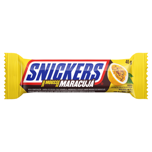 Chocolate Snickers Mousse Maracujá 40g
