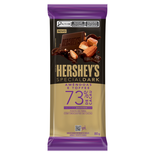 Chocolate Hershey's Barra Dark Toffee Almonds 80g
