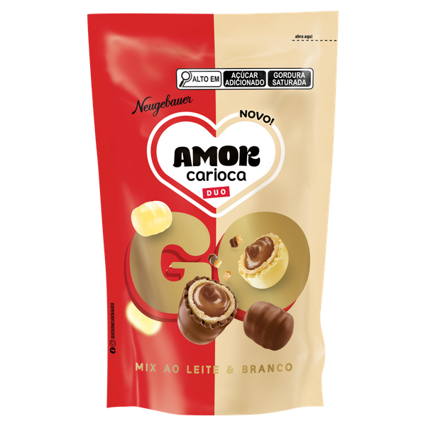 Chocolate Neugebauer Amor Carioca Duo Castanha-de-Caju 120g