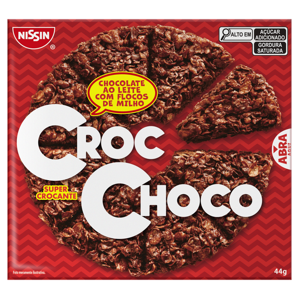 Chocolate Croc Chocolate Nissin Ao Leite 44g