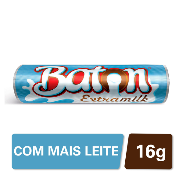 Chocolate Garoto Baton Recheado Extra Milk 16g