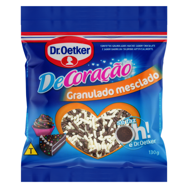 Chocolate Granulado Dr. Oetker Mesclado 130g
