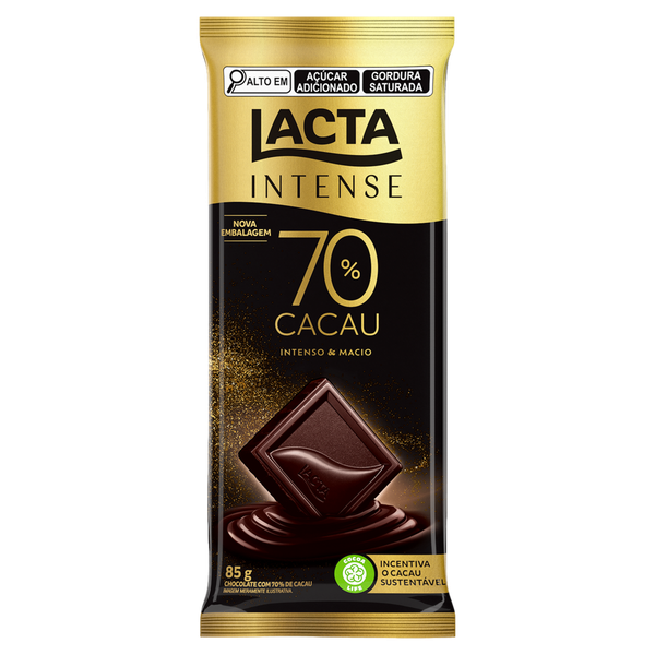 Chocolate Lacta 70% Cacau Original 85g