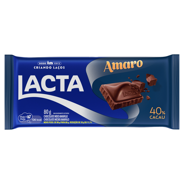 Chocolate Lacta Amaro 80g