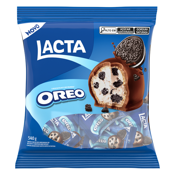 Chocolate Lacta Bombom Wafer Oreo 540g