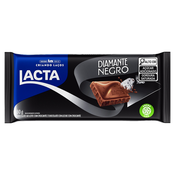 Chocolate Lacta Diamante Negro 80g