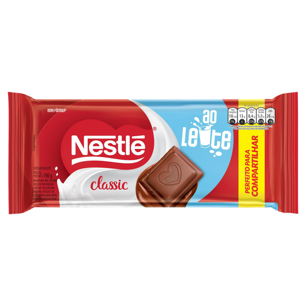 Chocolate Nestlé Classic Ao Leite 150g