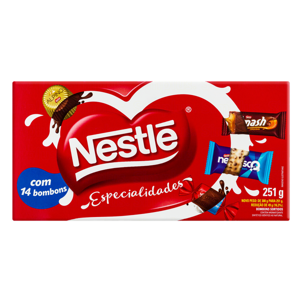 Chocolate Nestlé Especialidades Bombons 251g