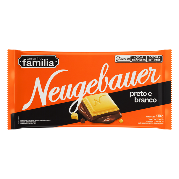 Chocolate Neugebauer Preto e Branco 130g